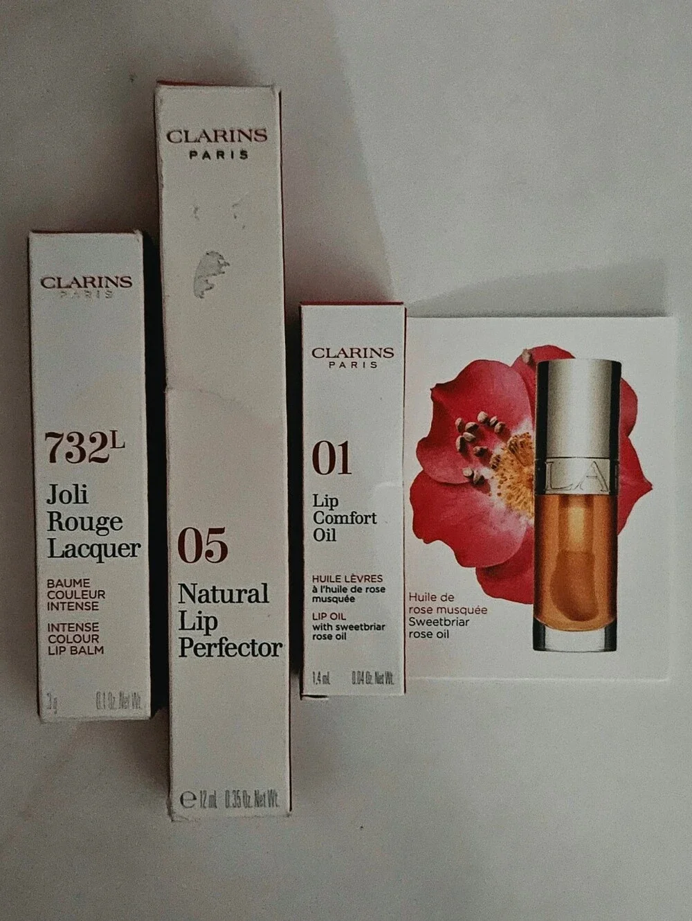 CLARINS Lip Beauty/Treatment Trio Set